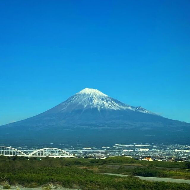 フジヤマさんに会えた😊  #富士山